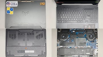 ASUS TUF Gaming F15 FX507 FX507ZI-F15.I74070 Disassembly RAM SSD Upgrade Battery Replacement Repair