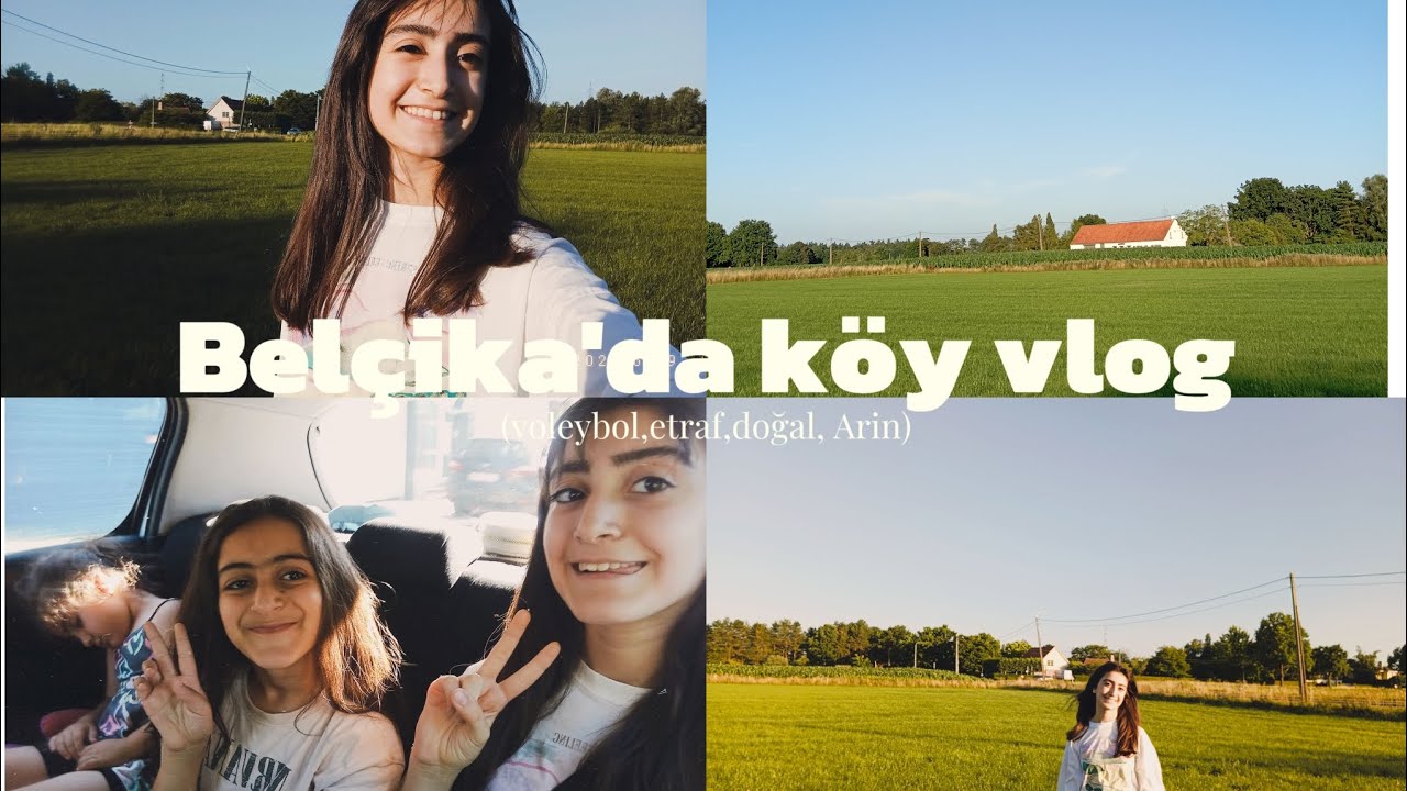 Belçika'da köy vlog💚✨