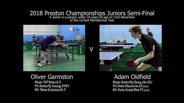2018 Preston Championships Junior Semi-Final: Oliv...