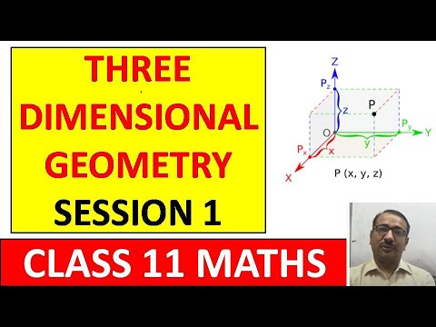 3 Dimensional GEOMETRY Introduction PART 1 Class 11 MATHS  by DINESH MIGLANI SIR