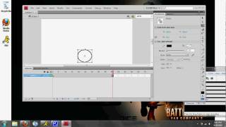 How to create a growing circle with shape tween in Flash