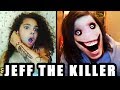 JEFF the KILLER "GO TO SLEEP!!!" : OMEGLE SCARE PRANK