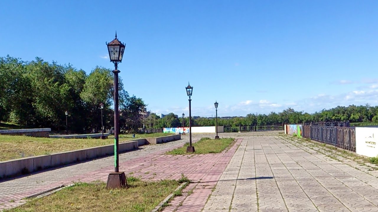 Ступеньки к набережной - Магнитогорск