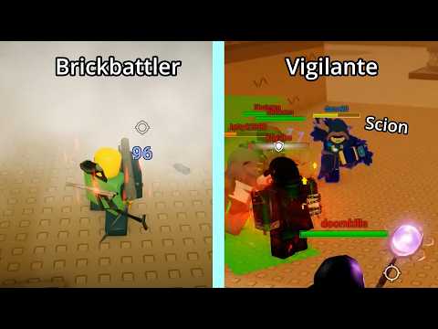 Brickbattler Public Test (Again) And Vigilante Mode Gameplay | Just One More Asym | Roblox