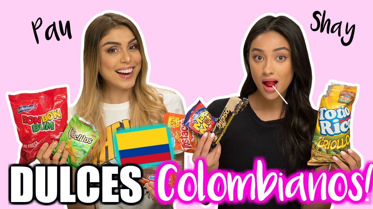 PROBANDO DULCES COLOMBIANOS! ft. Shay Mitchell ! - Pautips