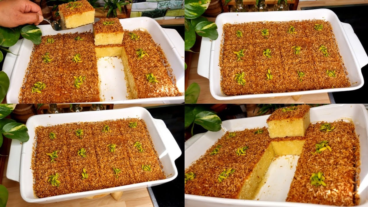 كيكة الجبنة وجوز الهند سوبر لذاذة 👌