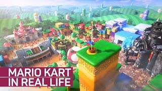 Ride Mario Kart in real life at Universal's Super Nintendo World