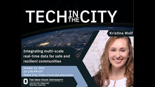 Celebrity Integrating multi-scale real-time data for safe and resilient communities with Kristina Wolf Profile