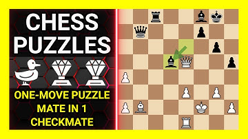 Chess Puzzles to Practice. Themes: One-move puzzle, Mate in 1, Checkmate. Learn Chess