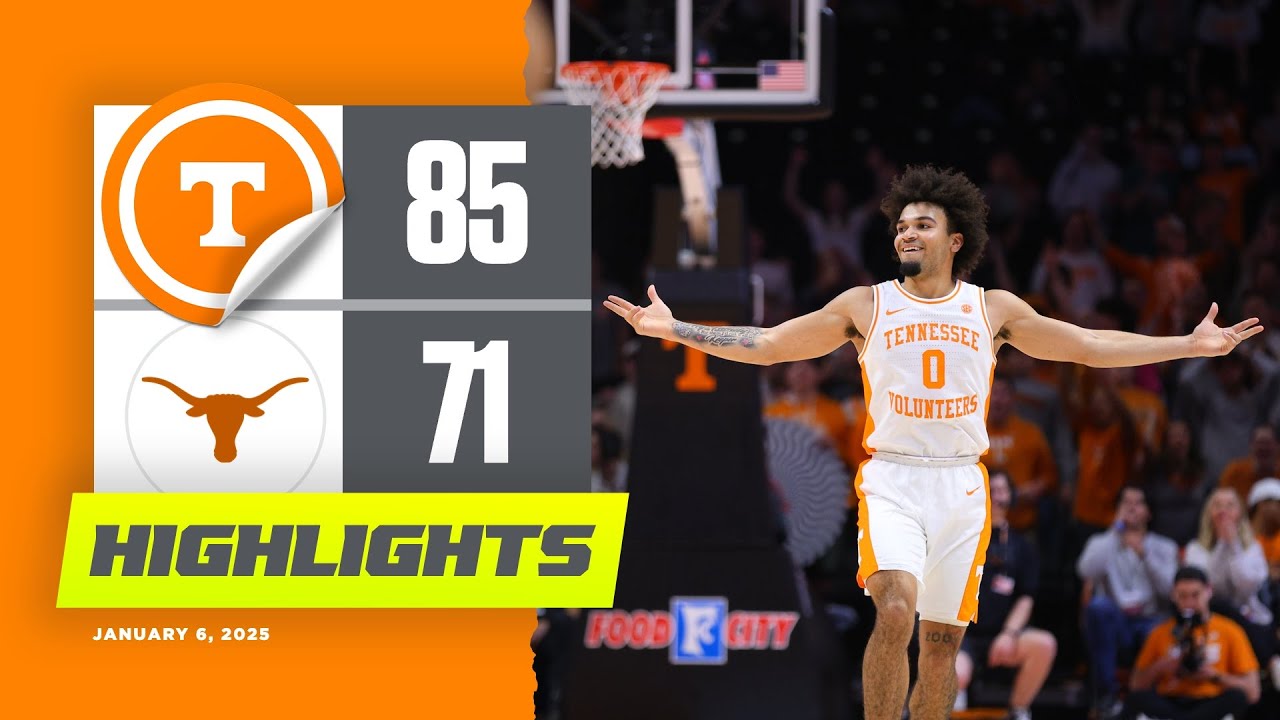 HIGHLIGHTS | No. 21 Vols 85, Texas 71 (January 6, 2025)