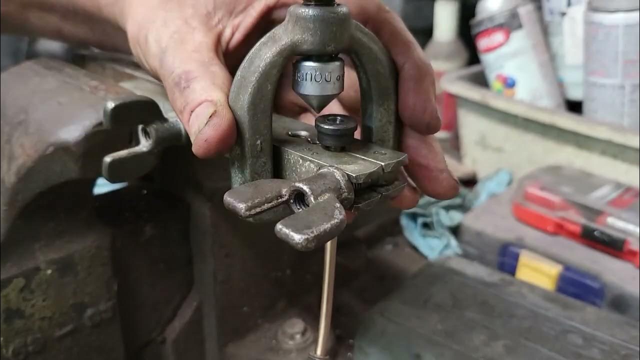 How To Flare A Brake Line, Double Bubble Flare YouTube