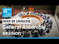 War in Ukraine: UN Security Council calls rare General Assembly session • FRANCE 24 English