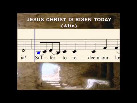 N03b Jesus Christ is Risen Today - Song for Easter (Alto)