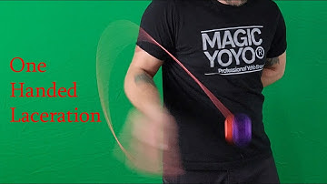 1 Handed Laceration & Double Lacerations Yo-Yo Trick Tutorial. Intermediate yoyo trick