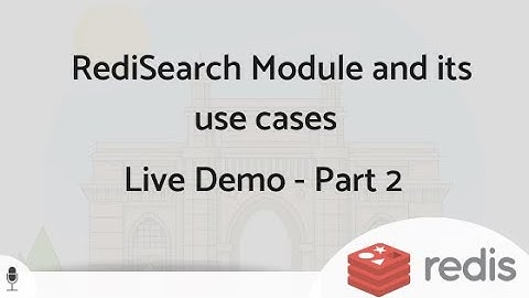 RediSearch module and it