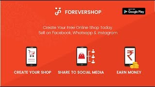 ForeverShop | Free Selling App : Sell Online on Facebook, WhatsApp & Instagram screenshot 1