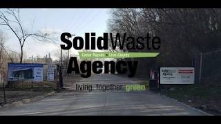 Compost Pick Up Process During COVID-19 at the Cedar Rapids Linn County Solid Waste Agency.
