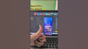 Note 9 Pro Unlock FRP Bypass 🔥 #shorts
