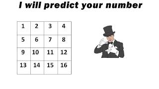 Famous i will predict your number math magic Profile