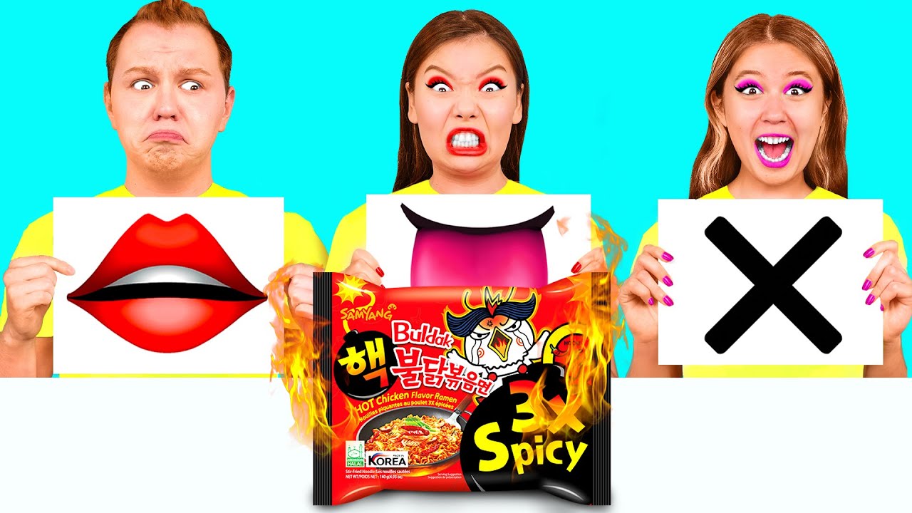 عضة لعقها أو لا شيء تحدي | المأجورون الطبخ المذهلة KaZaZa