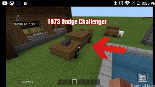 How to build a 1973 Dodge Challenger in Minecraft