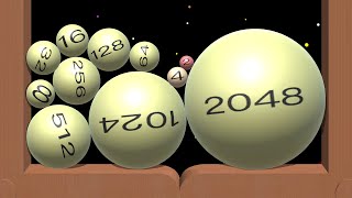 3D Roll Ball - 2048 Merge Puzzle screenshot 1