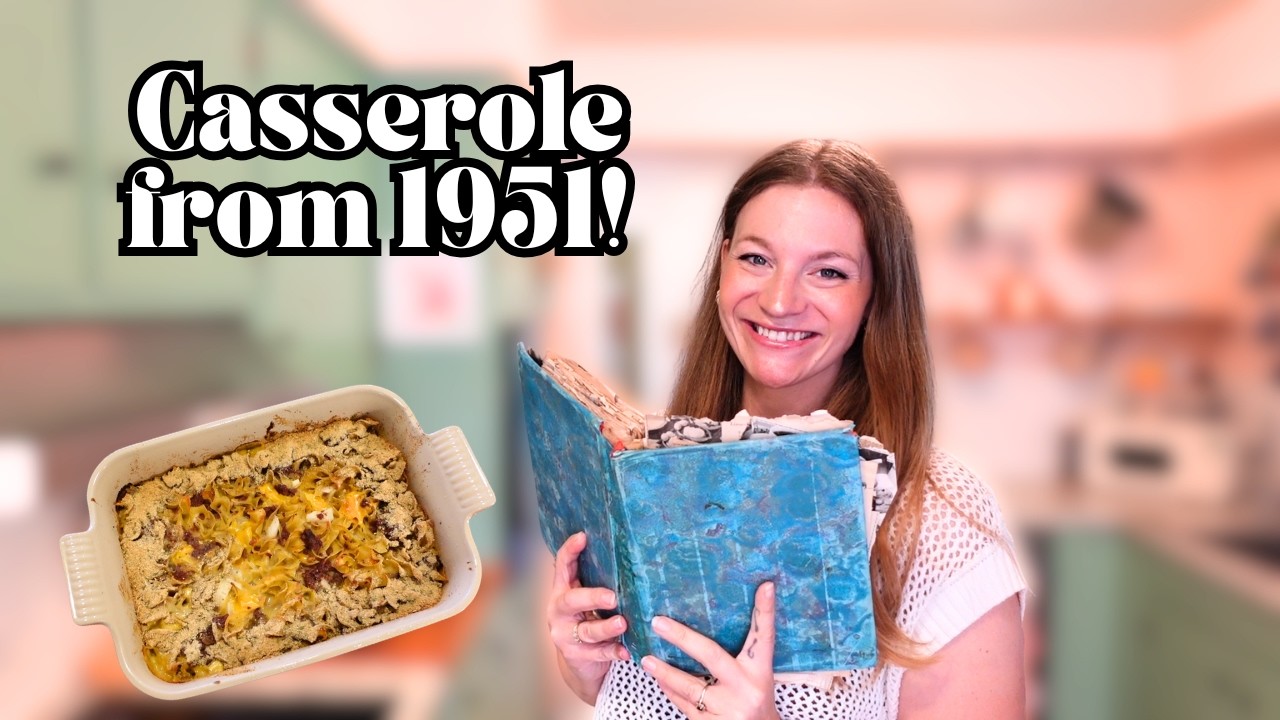 Cooking a Vintage Casserole from my Grandma's 1950's Cookbook