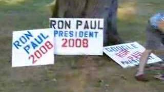Seattle Ron Paul Meetup Making Signs