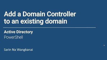 Add secondary Domain Controller in an existing domain - PowerShell