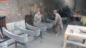 Manufacturing of Leaf Spring Complete Process in Factory with amazing skills