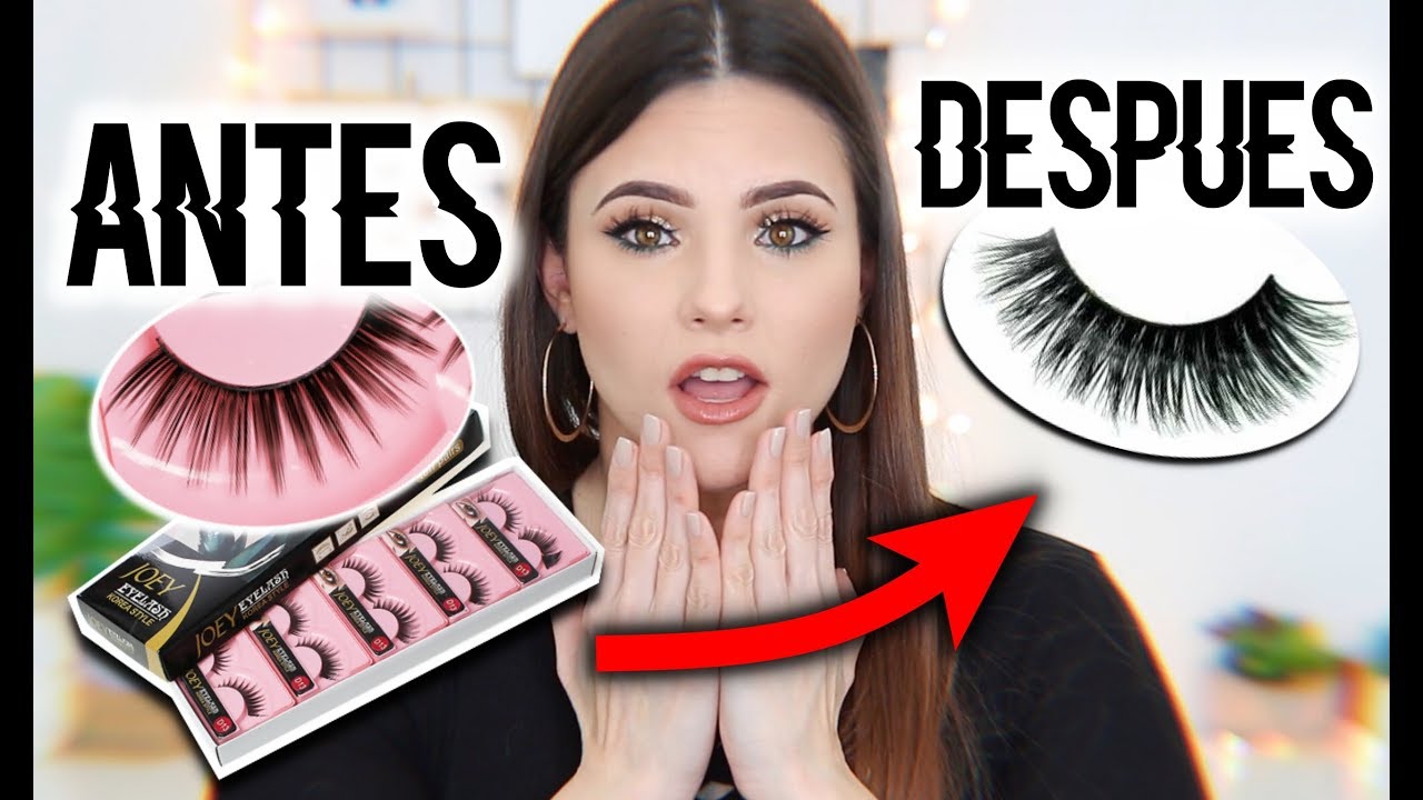 TRANSFORMA TUS PESTAÑAS POSTIZAS de $10 en unas de $200!!
