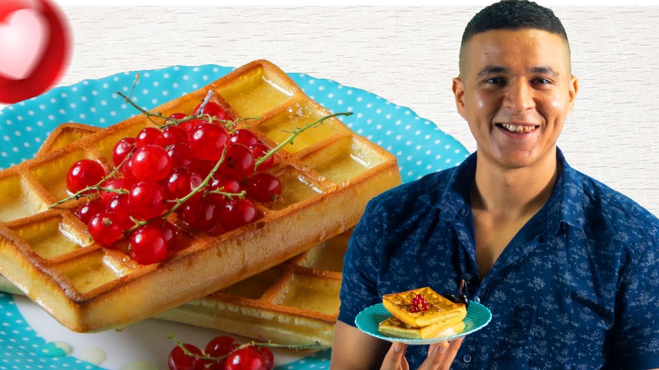 وافل ,, و من غير ماكينة الوافل على طريقة عاطف سعد وافل في الفرن