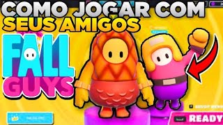 COMO JOGAR FALL GUYS DE 2 NO PS4! 