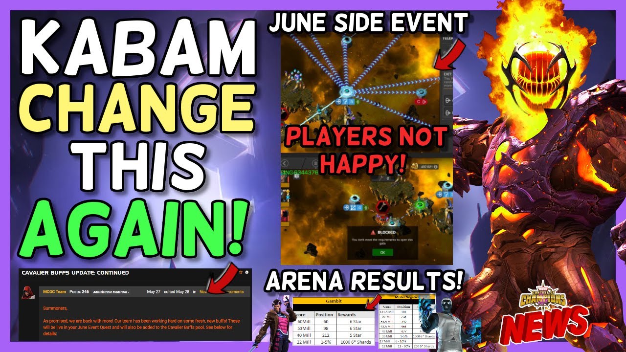 Kabam Change Nodes Again! Players Not Happy About June Quest Arena