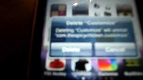 Deleting Cydia (third party Applications) right from the springboard