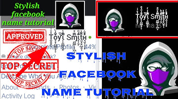 HOW TO MAKE INVALID STYLISH FACEBOOK NAME [TUTORIAL]