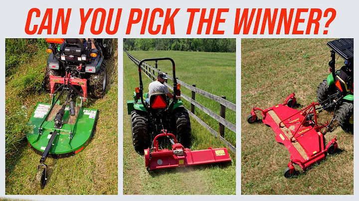 HEAD TO HEAD! FLAIL MOWER VS BRUSH HOG VS FINISH MOWER 🥊💪🚜