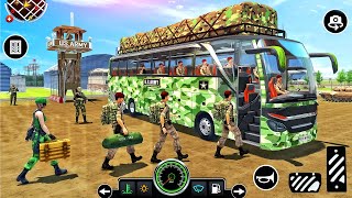 Army Bus Driver US Soldier Transport Duty - Bus Simulator Army - Android GamePlay