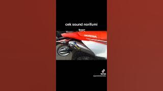 kenalpot crf norifumi torch test suara