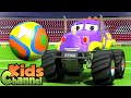 Monster Truck Dan in Goal | Car Cartoon Videos for Children | Street Vehicles by Kids Channel