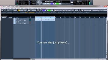 Toggling Cubase Metronome in YouTube Videos