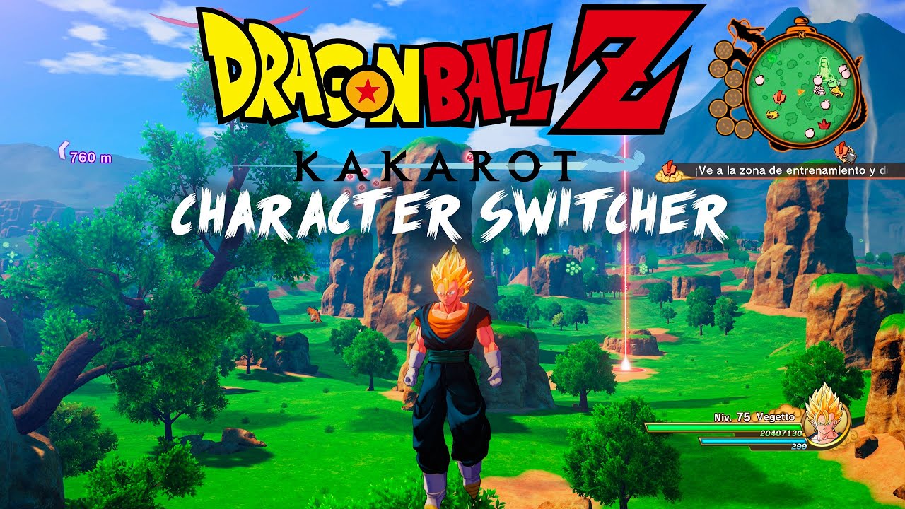 DRAGON BALL Z KAKAROT  MOD  CHARACTER SWITCHER  YouTube