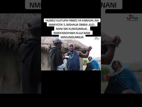 HUWEZ KUITUPA FIMBO YA KIMASAI NA INANYOTA3 NISHAUA SIMBA JUZI NANI WAKUNISUMBUA NMEKABIDHIWA KIJIJI