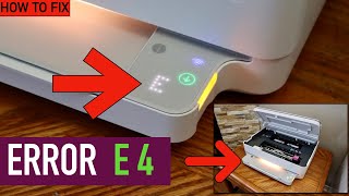 HP Envy Printer Error E4 "Paper Jam".