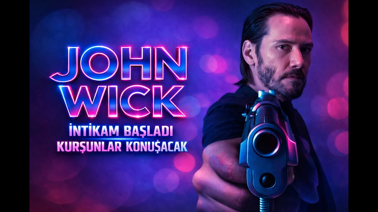 ⁣John Wick 4K Türkçe Dublaj  Aksiyon, Gerilim, Suç, Ajan Filmi - Sinema ve Film Zamanı,