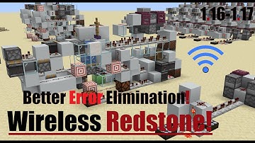 Wireless Redstone | Better Error Correction and Bug Fixes | Minecraft 1.16-1.17.1