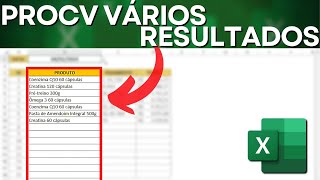ProcV com Mais de Um Resultado no Excel | Retornar vários valores com o PROCV