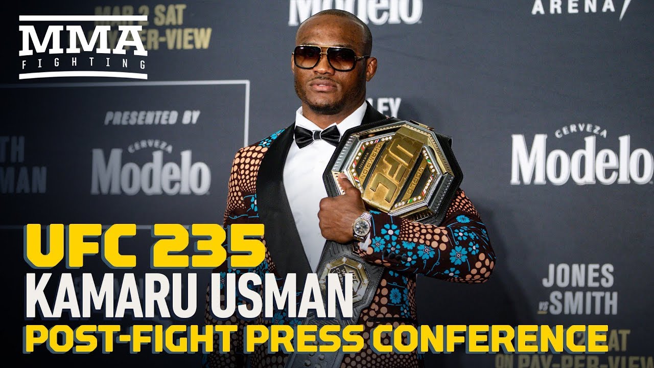 UFC 235: Kamaru Usman Post-Fight Press Conference - MMA Fighting