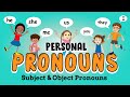 Personal Pronouns for Kids | Subject and Object Pronouns