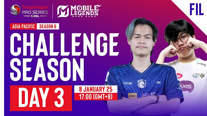 🔴 [FIL] AP Mobile Legends: Bang Bang | Snapdragon Mobile Challenge Season | Season 6 | Day 3